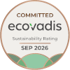 Odznaka EcoVadis potwierdzająca ocenę „Committed” w zakresie zrównoważonego rozwoju od września 2026 r.